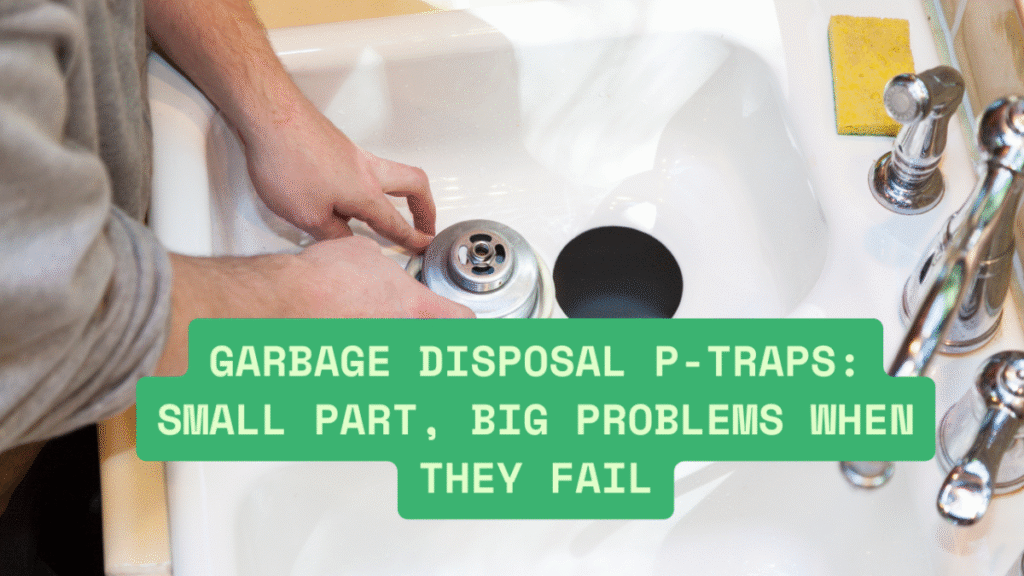 image Garbage Disposal P-Traps: Small Part, Big Problems When They Fail