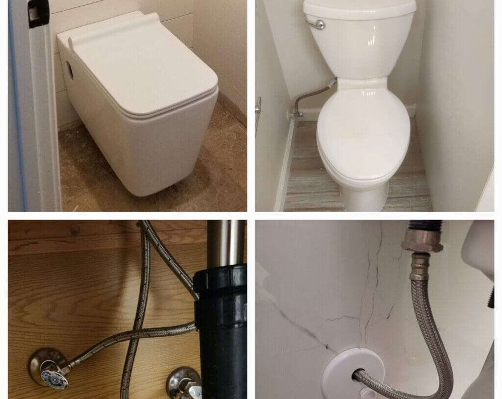 Toilet installation in Sacramento